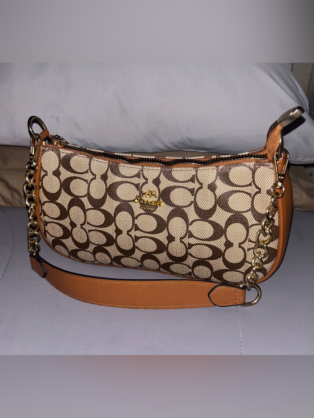 Coach Teri Shoulder Bag In Signature Canvas